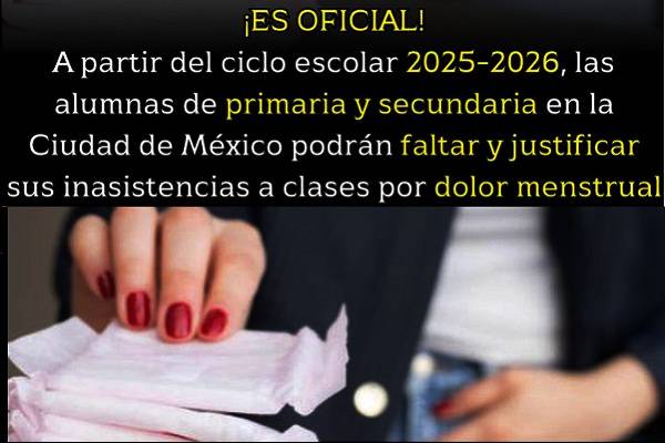 Congreso de CDMX aprobó medidas para proteger a adolescentes de escuelas públicas con necesidades propias del ciclo menstrual