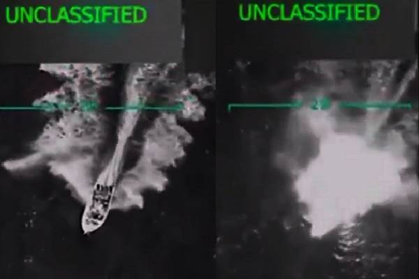 Según Trump, la nave transportaba “narcóticos ilegales con destino a Estados Unidos” provenientes del Tren del Aragua que dice opera Maduro