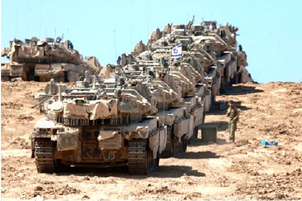 Tras bombardeos la incursión física de tropas israelíes en Cd. Gaza. Palestinos huyen en masa. Comisión Independiente ONU acusa genocidio