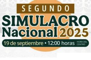 Segundo Simulacro Nacional 2025 en 80 millones de celulares