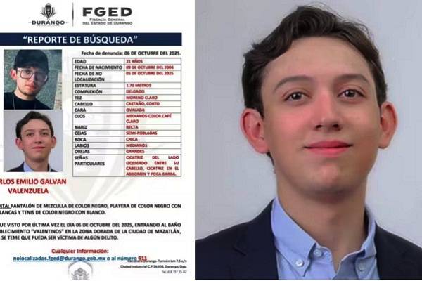 Desaparición de Carlos Emilio en un Bar de Mazatlán, esto se sabe