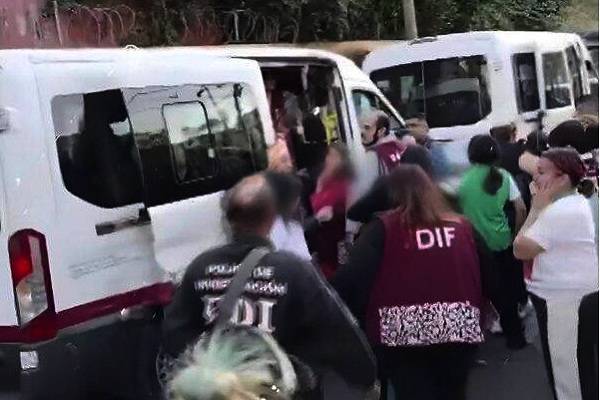 80 Menores Rescatadas de Refugio Abusivo