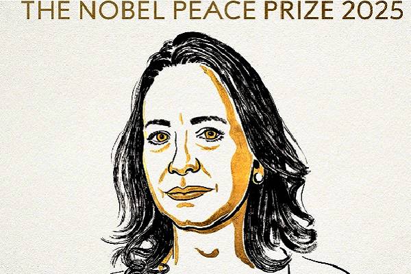 Comité del Premio Nóbel de la Paz galardona a opositora venezolana Corina Machado y habla de transición de la dictadura a la democracia