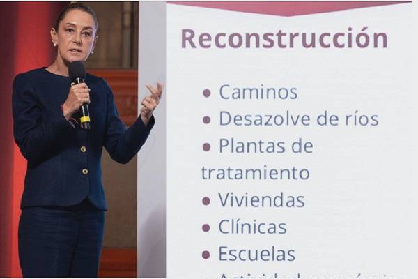 Sheinbaum busca cómo atender los estragos de las más recientes tormentas y prevenir futuras afectaciones de esta magnitud