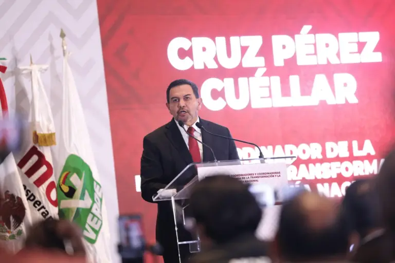 Cruz Pérez Cuéllar, coordinador estatal de la Defensa de la Transformación y la Soberanía Nacional en Chihuahua / Vía X