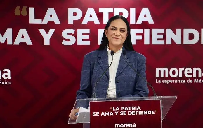 Ariadna Montiel, presidenta de Morena / Vía X 