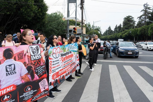 Marcha de trabajadores del IMSS / Cuartoscuro